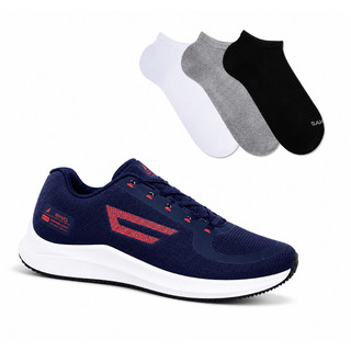 Tênis Masculino + Meia! Oferta Imperdível Conforto Garantido Academia Corrida ENVIO Imediato