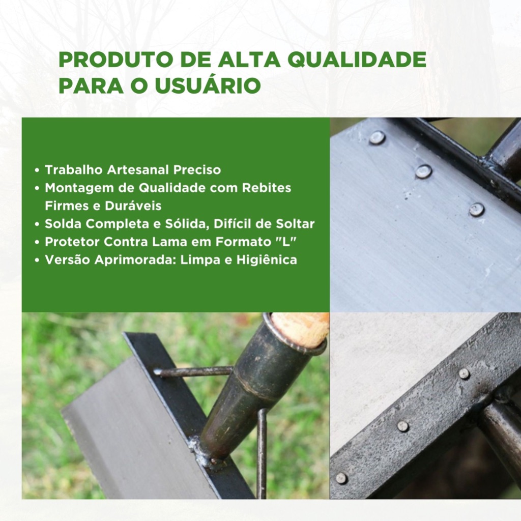 Raspador MultiUso De Aço Temperado Espátula Adaptável Para Cabo E Extensor