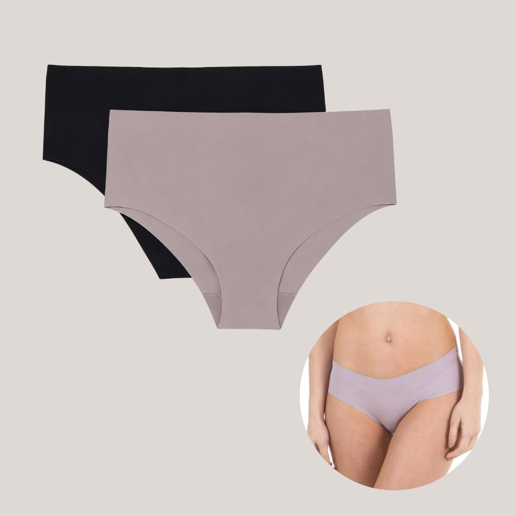 Kit 2 Calcinhas Boneca Make Preto / Bege
