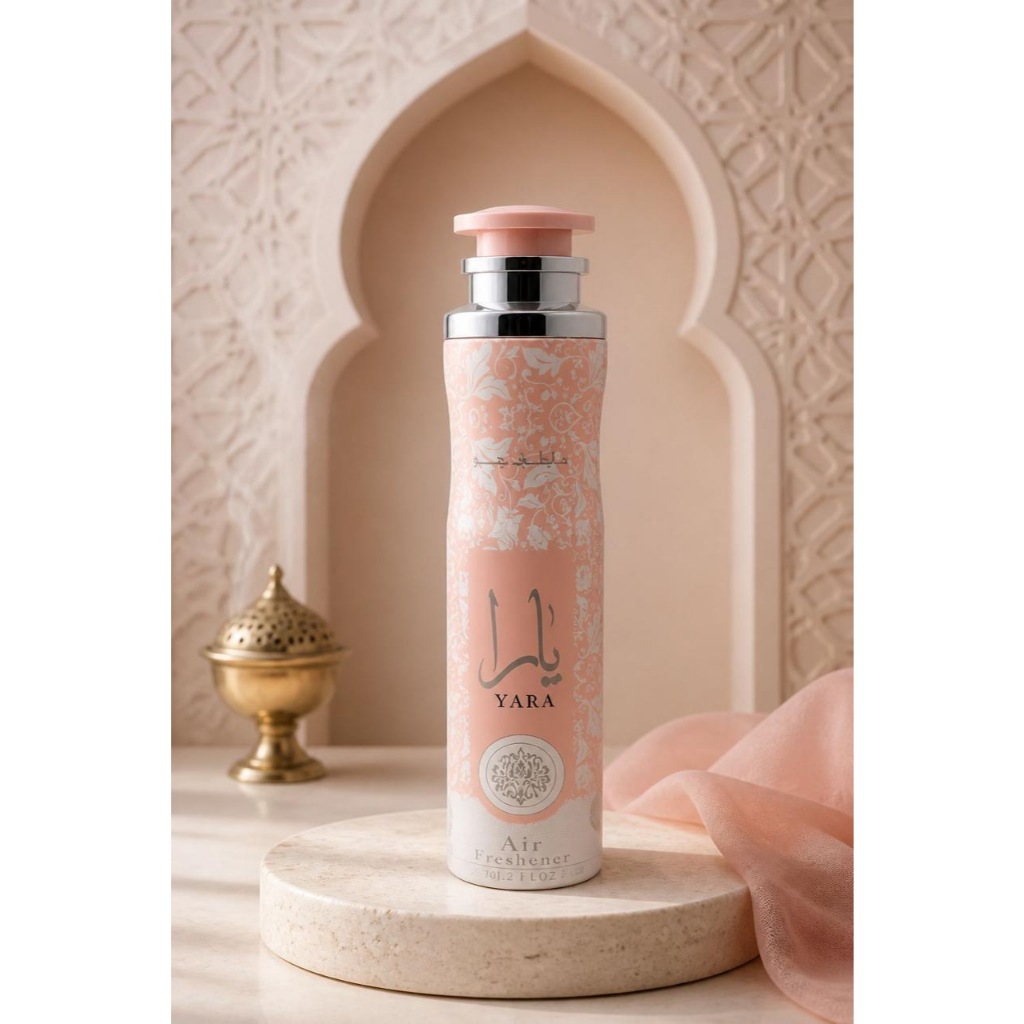 Air Freshener Árabe - Yara Rosa - Home Spray - Conteúdo 300ml — imagem 2 de 2