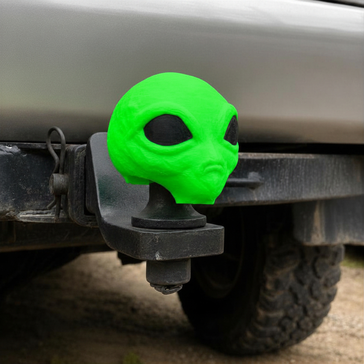 Capa Alien Neon Para Esfera Bola Engate Reboque de Carretinha