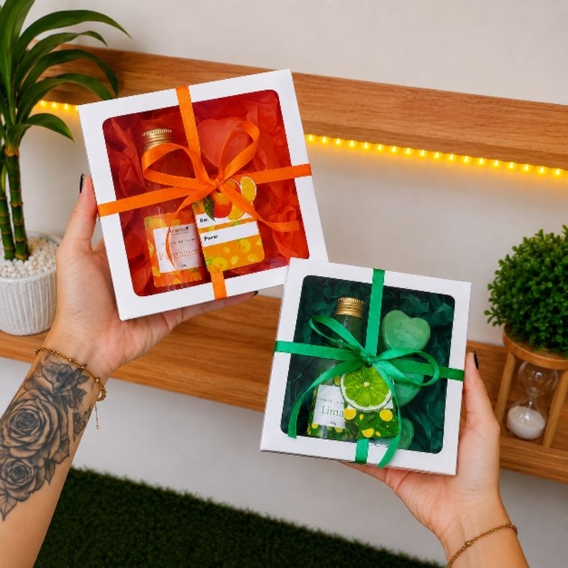 Kit Presente Geleia/Sabonete 4 itens - Artesanal /Linha Frutas