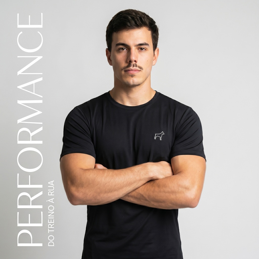 Camiseta Masculina Dry Fit Parvori Lisa Academia Treino Corrida Praia Leve Respirável Esportiva