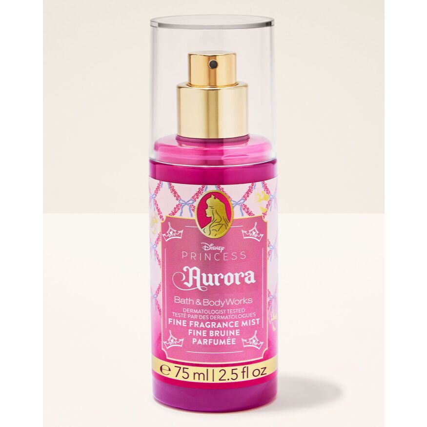 Mini Body Splash Travel Size Disney Princess Aurora Mulan Tiana Warm Vanilla Bath & Body Works