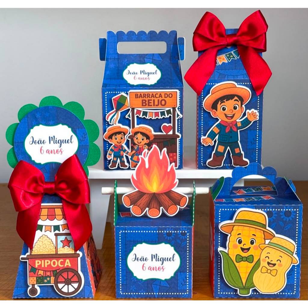 Kit Personalizado Arraia menino, festa infantil, Pegue monte, aniversario junino , lembrancinha