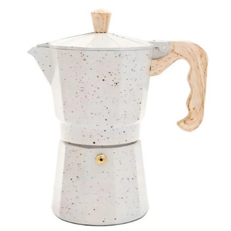 Cafeteira Italiana Verona 6 Xícaras 300ML em Alumínio Vanilla - Brinox