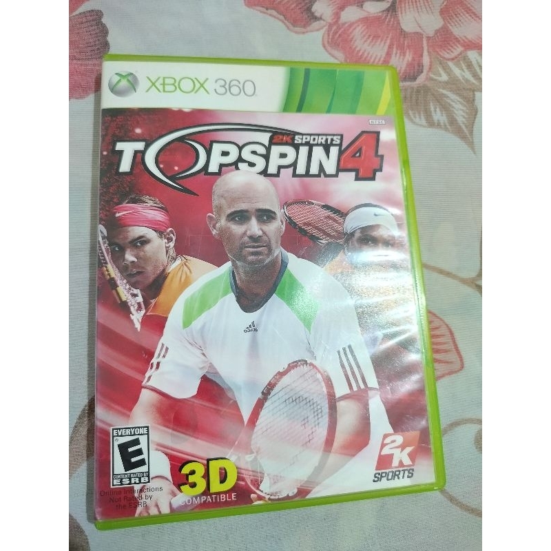 Topspin 4 Xbox 360 mídia física original
