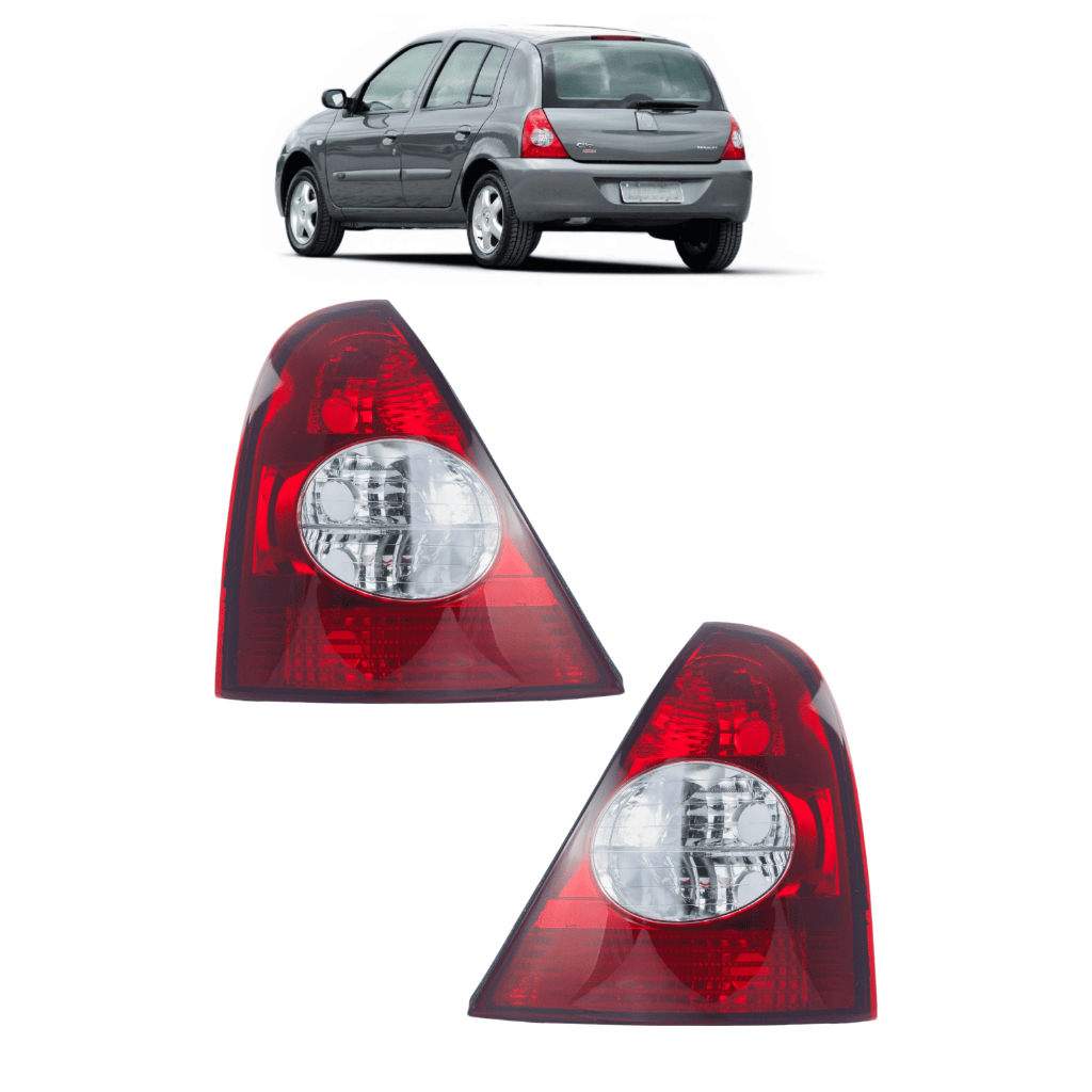 Lanterna Traseira Renault Clio Hatch 2003 A 2011 Bicolor