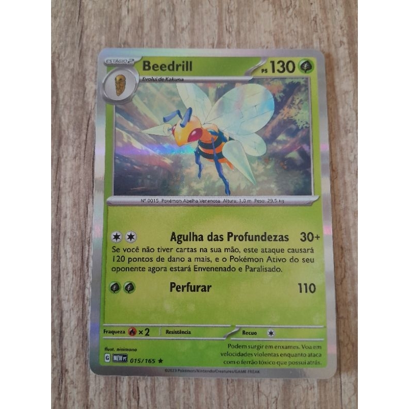 Carta Pokemon Beedrill Original SP