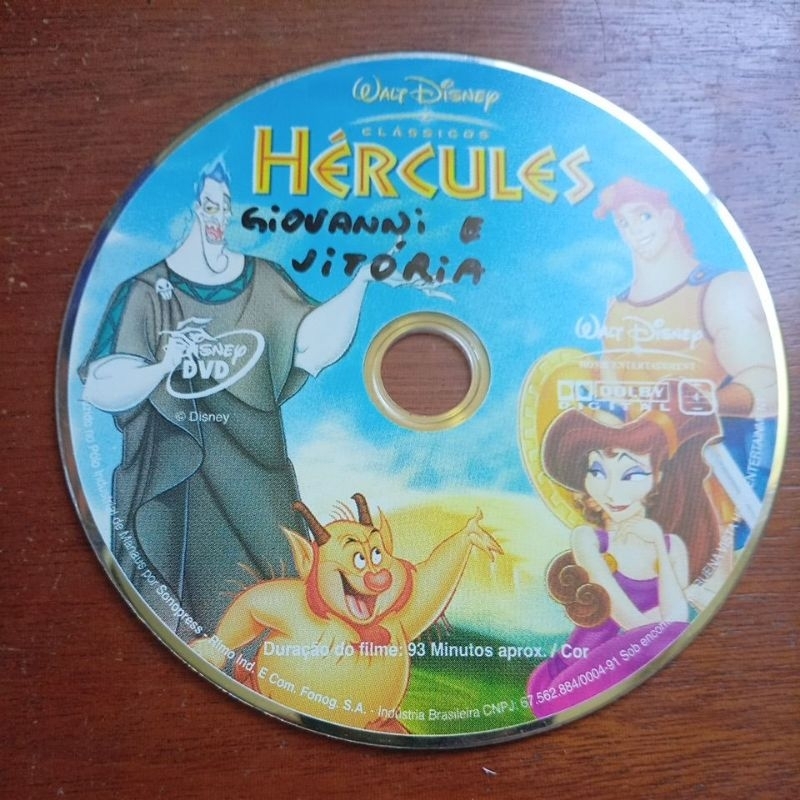 Dvd Walt Disney Hércules