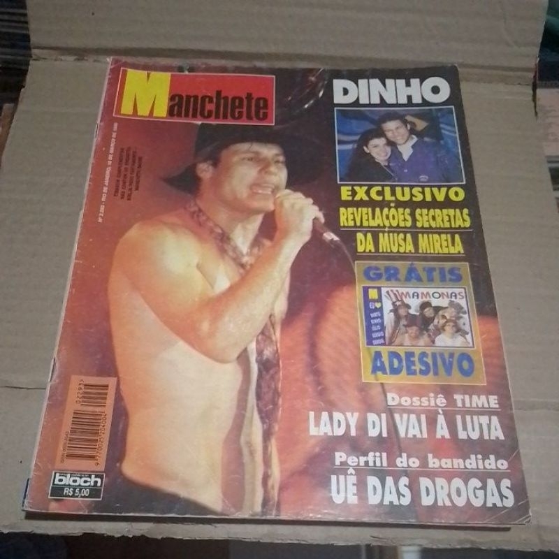 revista manchete.dinho .