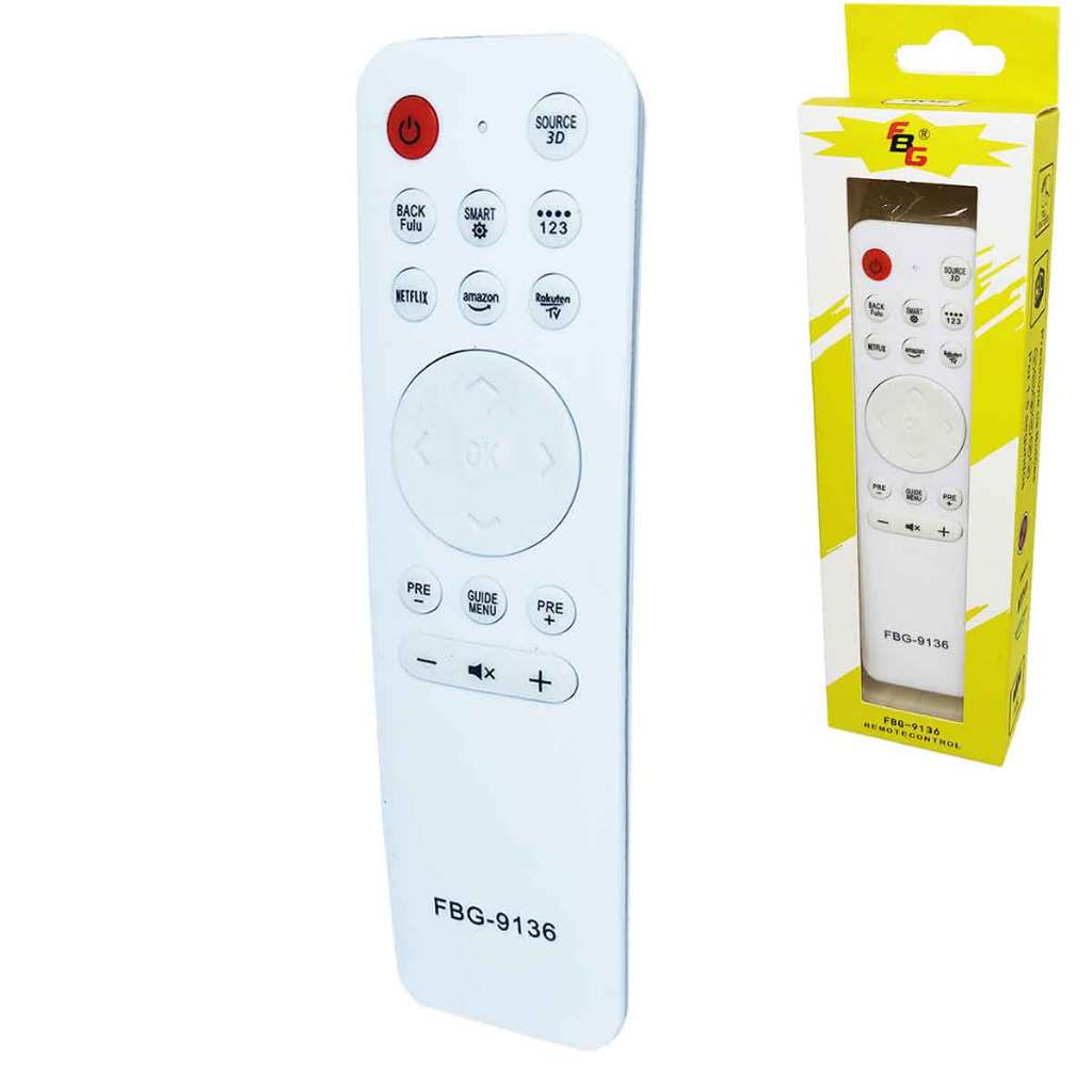 CONTROLE REMOTO UNIVERSAL PARA TV SAMSUNG SMART 4K (FBG-9136)