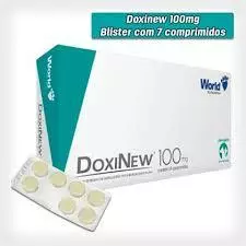 Doxinew 100 mg World Cães e Gatos Cartela c/ 7 Comp.