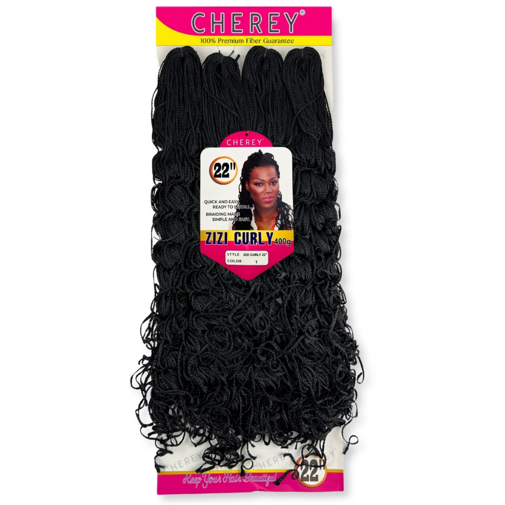Cabelo Miojinho Cacheado Zizi Curly Kanekalon Crochet Cherey 400gr
