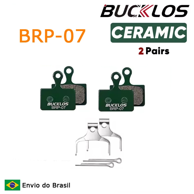 02 Par de Pastilha de Freio Ceramic Bucklos para Shimano 105/GRX/Tiagra