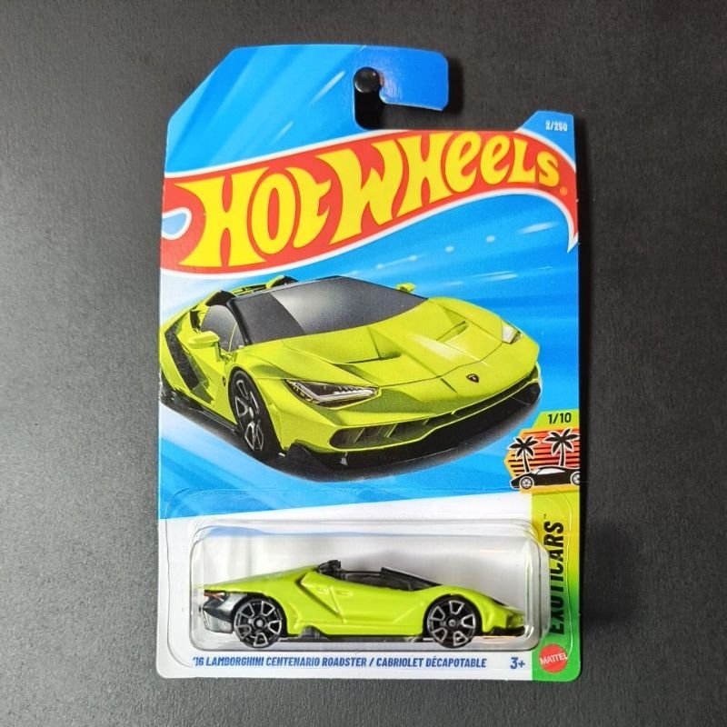 Hot Wheels - '16 LAMBORGHINI CENTENÁRIO ROADSTER/CABRIOLET DÉCAPOTABLE - lote F - 2026