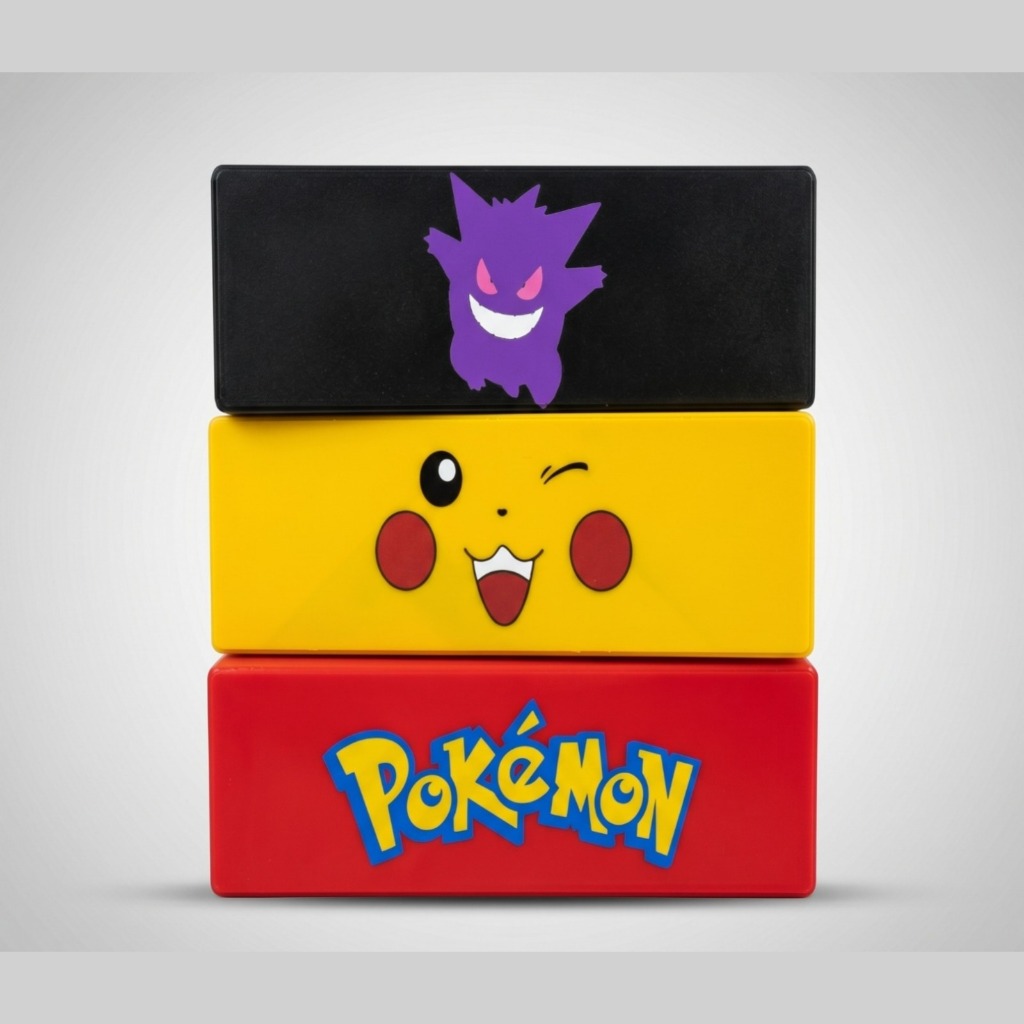 Caixa Premium para Cartas Pokémon - Até 650 Cards TCG - Personalizável - Organizadora Deck Box