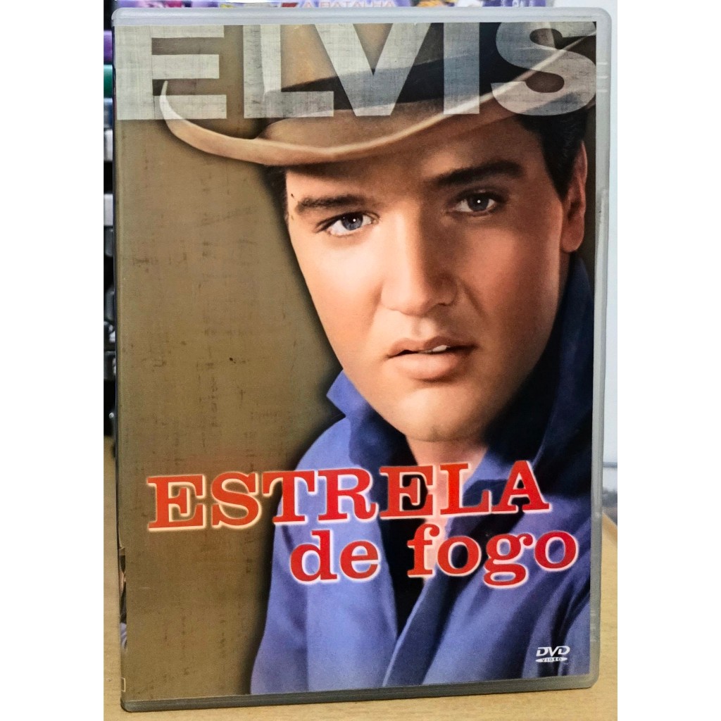DVD Estrela De Fogo - Elvis Presley (Original Seminovo)