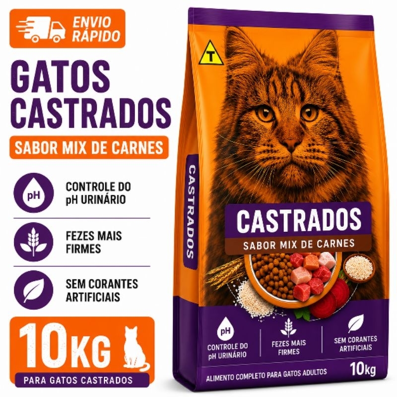 Ração Premium para Gatos Castrados Special Cat