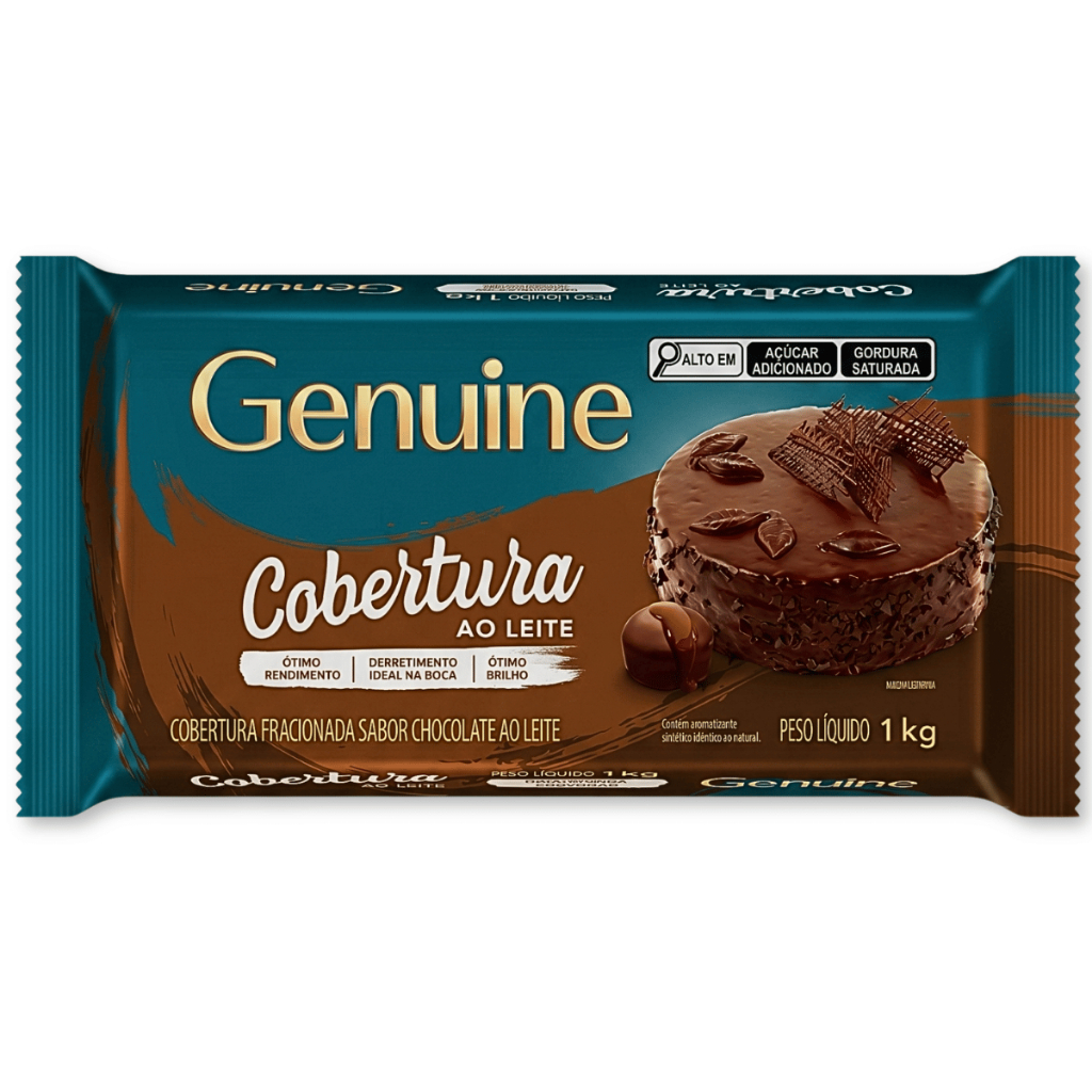 Barra Cobertura Genuine 1Kg - Ao Leite