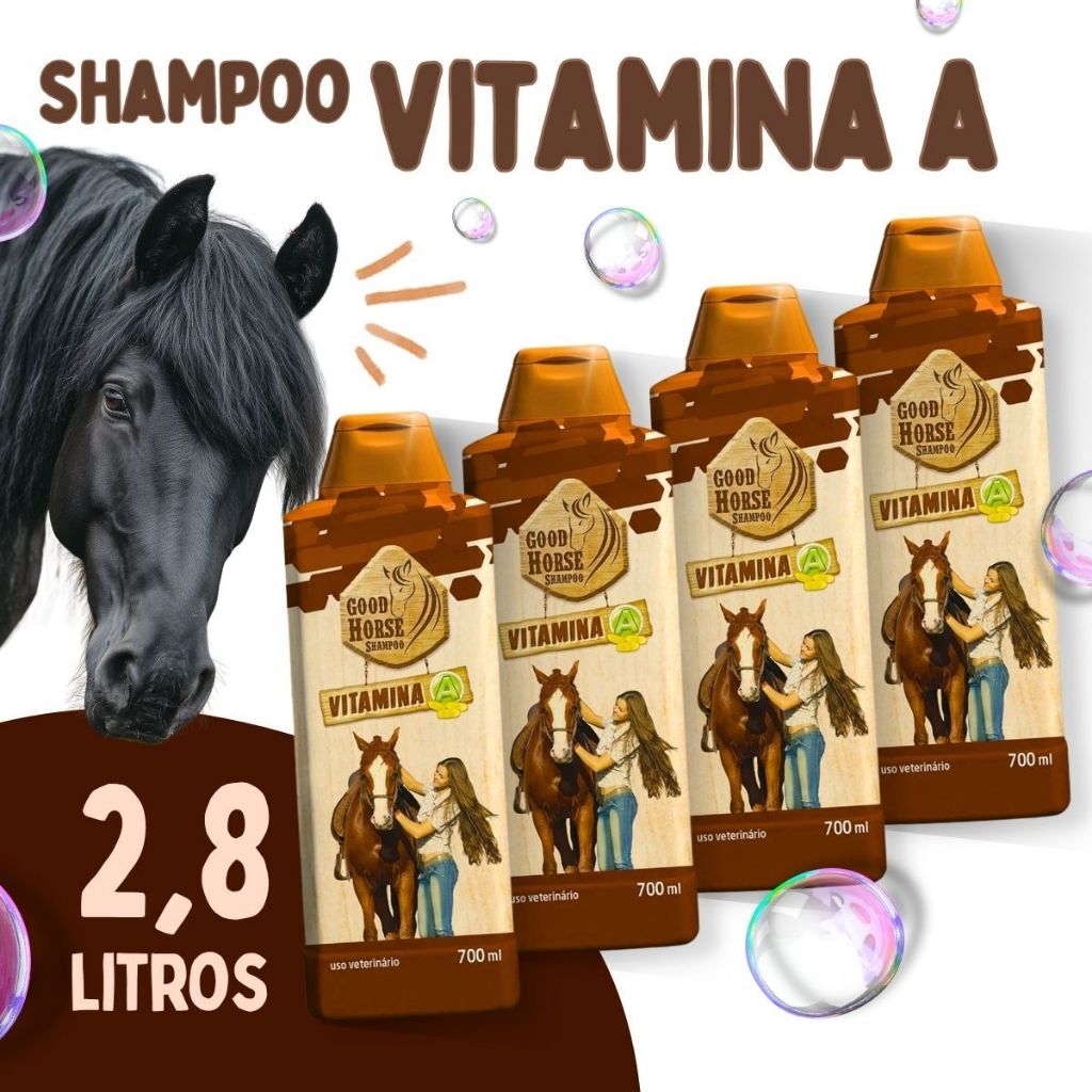 Shampoo Good Horse Vitamina A Cavalo - 700ml