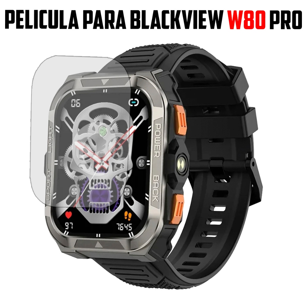 Pelicula de Hidrogel para Smartwatch Blackview W80 PRO de gel Super Resistente promocao