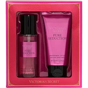 Kit Victoria’s Secret Pure Seduction Body Splash 75ml + Body Lotion 75ml 2 Un
