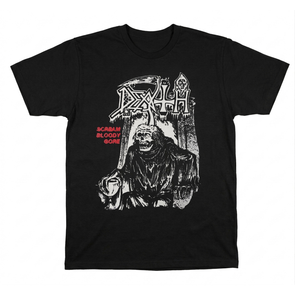 Camiseta Death Scream Bloody Gore VINTAGE Death Metal Old School