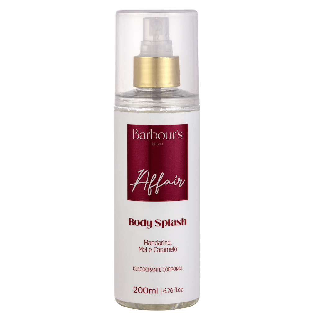 Imagem Body Splash Affair Barbour's Beauty 200ml Desodorante Corporal Desodorante Colônia Toque Sensual