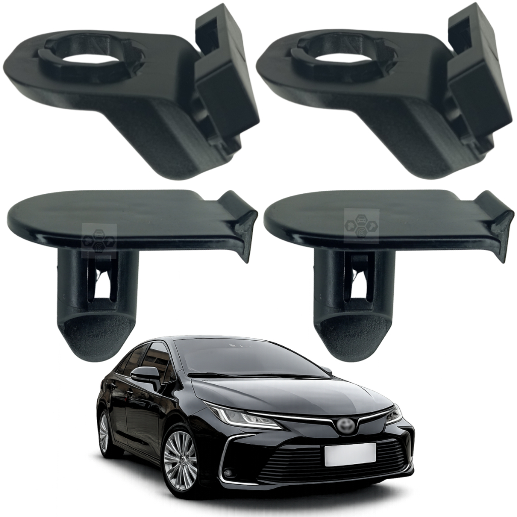 Presilha kit Grampo do Parabarro para Toyota Corolla 2020 2021 2022 2023 2024 2025