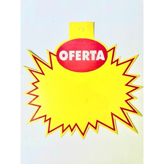 Splash OFERTA Placa Duplex cartolina Tam 21.5x21.5 cm com 100 unidades - Precificador para Supermercados