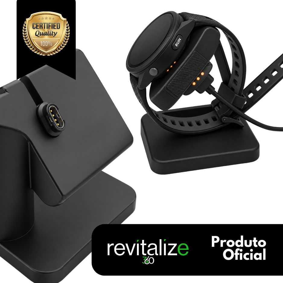Suporte Base de Mesa Para Carregador De Relogio Garmin Dock Carregamento SmartWatch