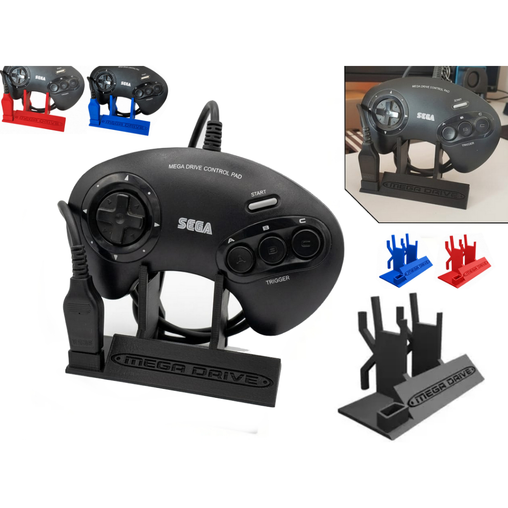 Suporte Mesa Para Controle Mega Drive + Brinde