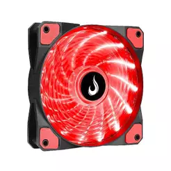 Ventoinha Rise Mode Wind W1 120mm LED Vermelho Preto - RM-WN-01-BR