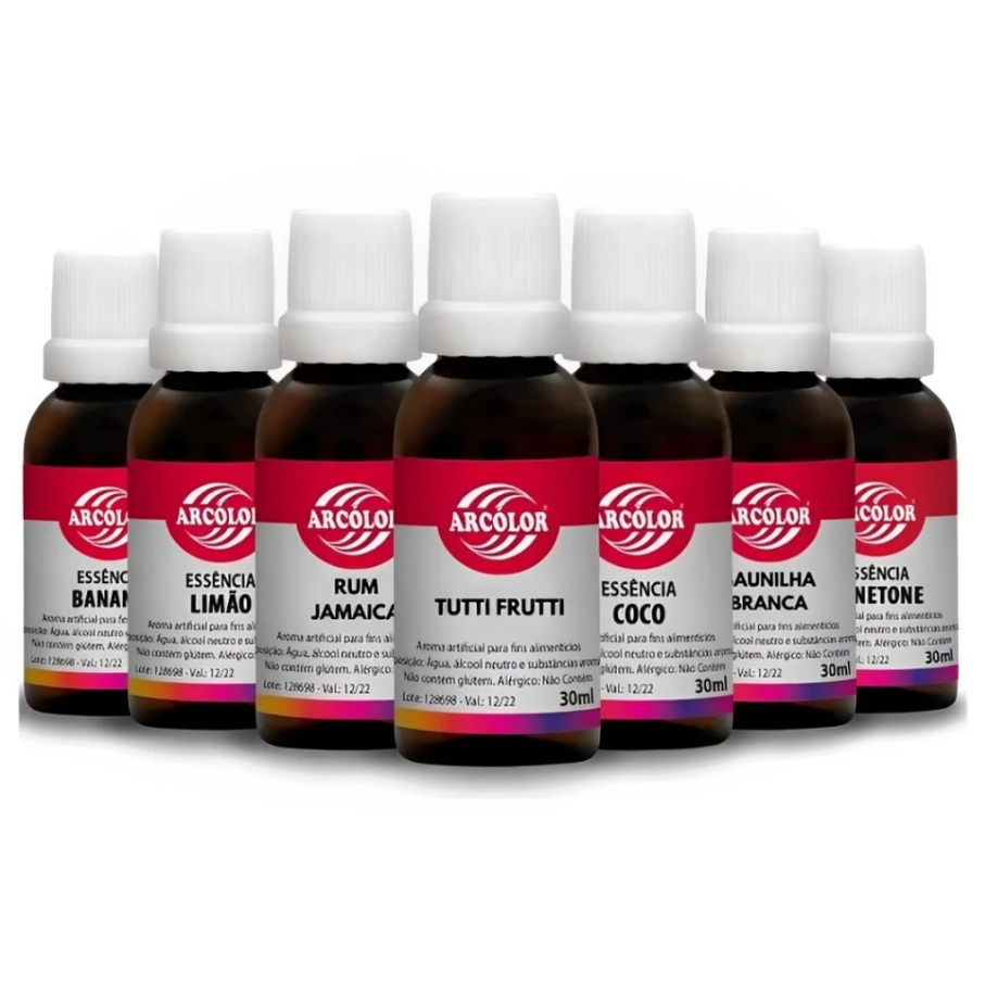 Essência Comestível Artificial 30ml Arcolor (Selecione o Sabor)