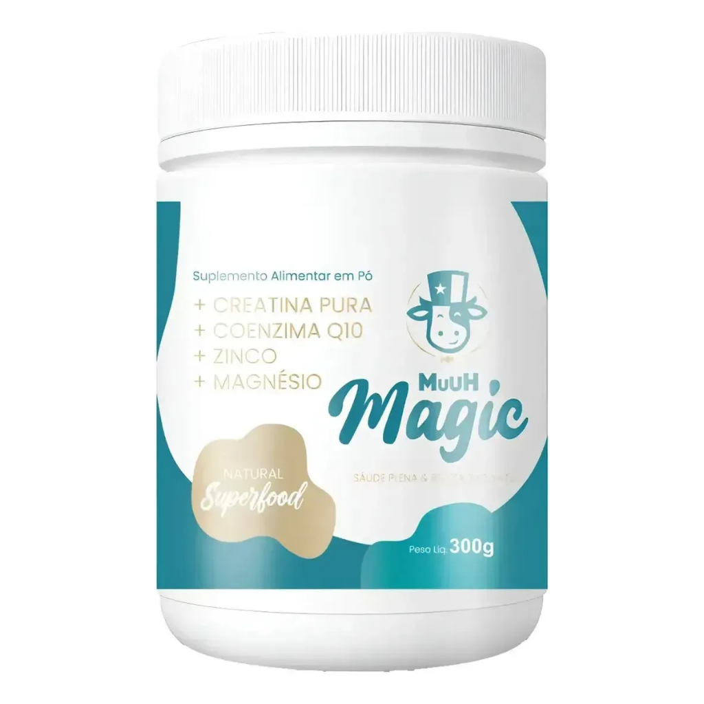 MAGIC MUUH 300G | CREATINA + COEZIMA Q10 | SUPLEMENTO ALIMENTAR | REPRESENTANTE OFICIAL