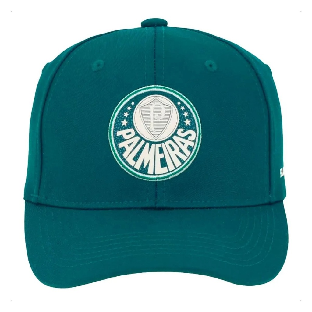 Boné Aba Curva Palmeiras Patch Bordado Em Couro Licenciado Original