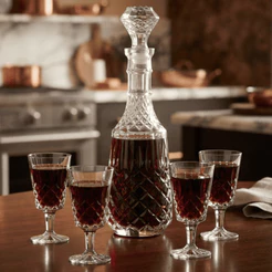 Conjunto Licoreira De Cristal Com 4 Taças Haüskraft