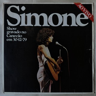 DISCO DE VINIL LP - SIMONE – AO VIVO (1980)