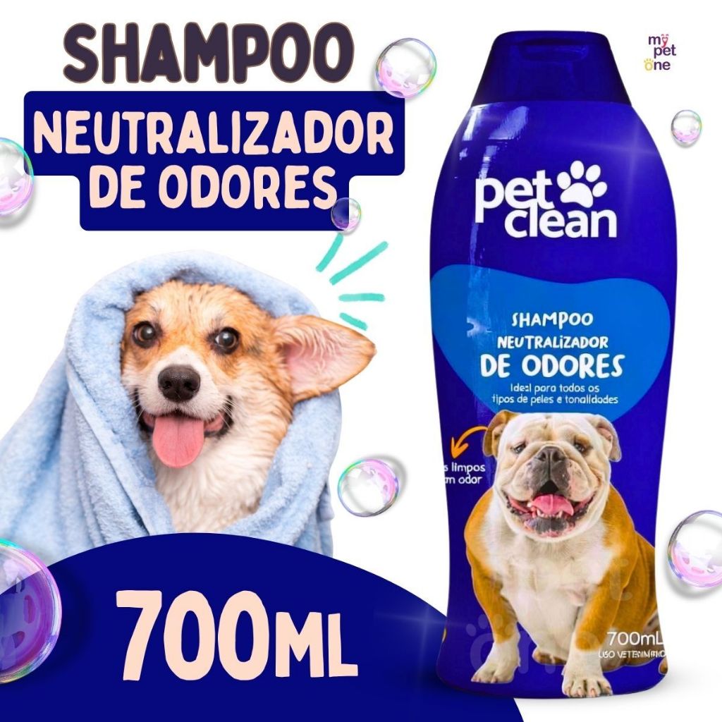 Shampoo Neutralizador de Odores Pet Clean 700ml