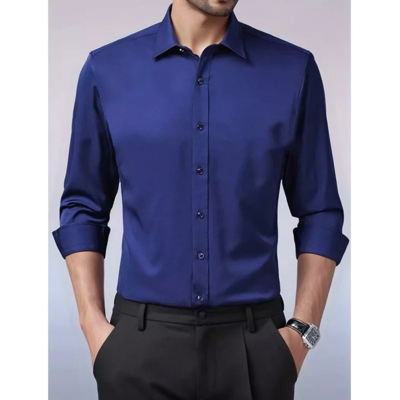B2. Camisa Masculina Slim Fit Luxo Pronta Entrega