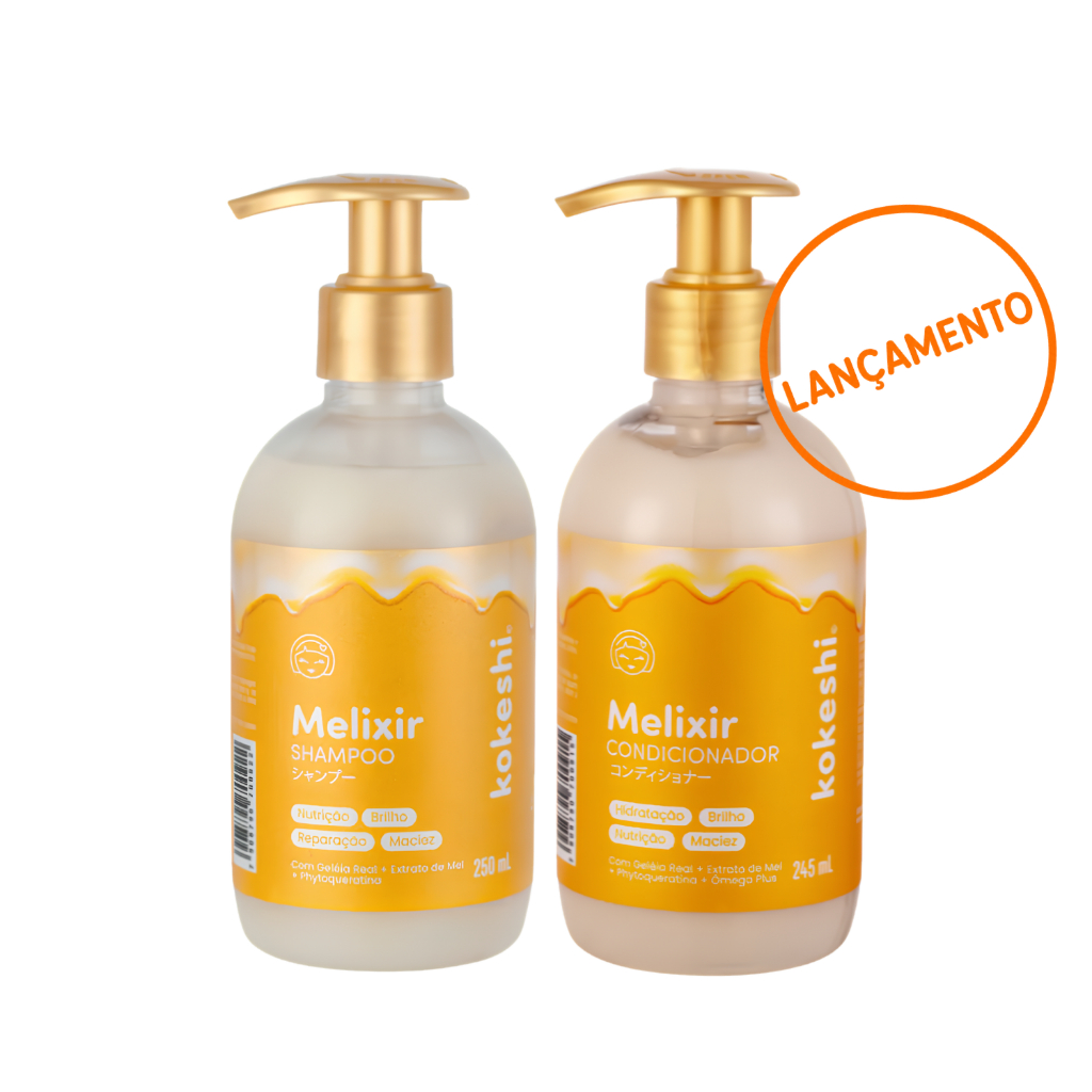 Kit Shampoo + Condicionador Melixir Kokeshi