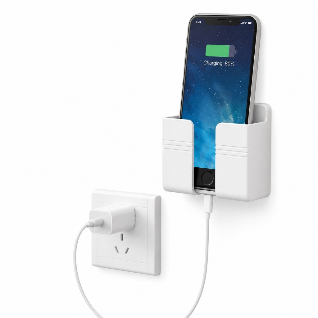 1x Suporte Multiuso De Parede Para Celular Controle Para Carregar Celular