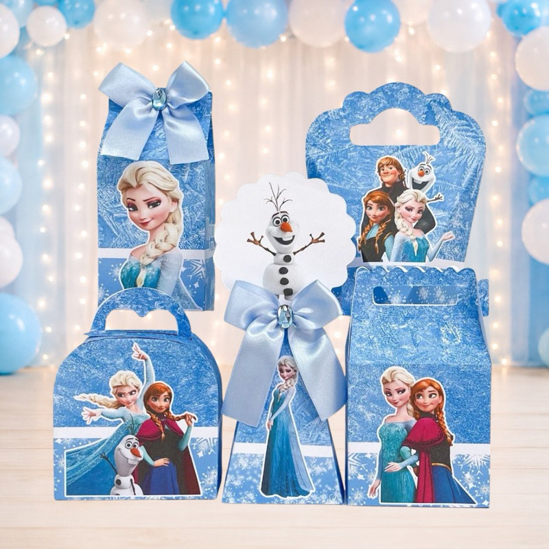 Kit Festa Frozen Caixinhas para festa infantis lembrancinhas de aniversario mimos decoração personal