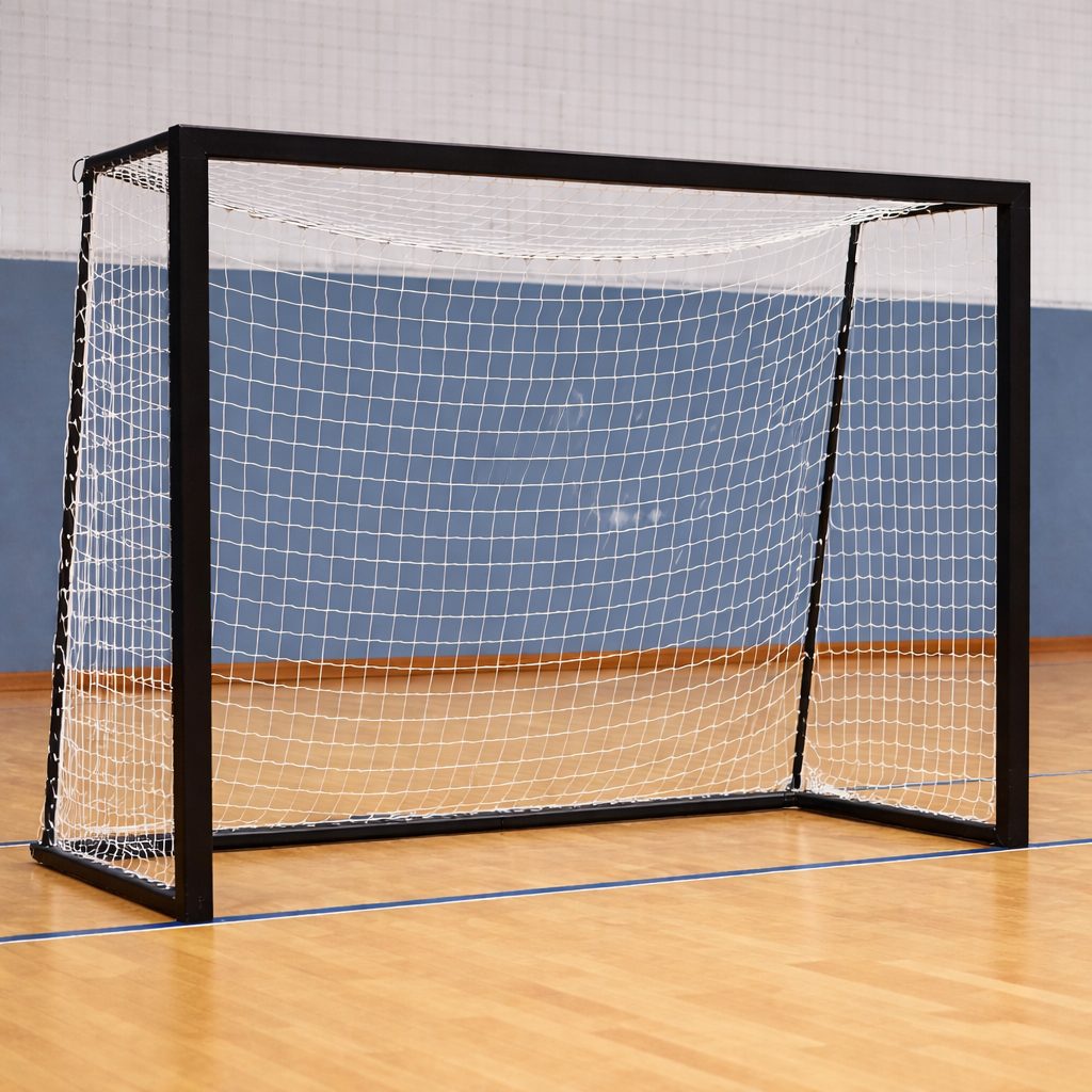 MEIO PAR DE REDE DE FUTEBOL DE SALÃO 2,10 X 3,20 DE NYLON 2MM (não é o par)