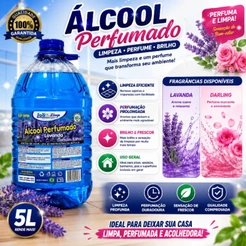 Limpador Perfumado 2L ou 5L Lavanda Darling Limpeza de Pisos Azulejos e Ambientes