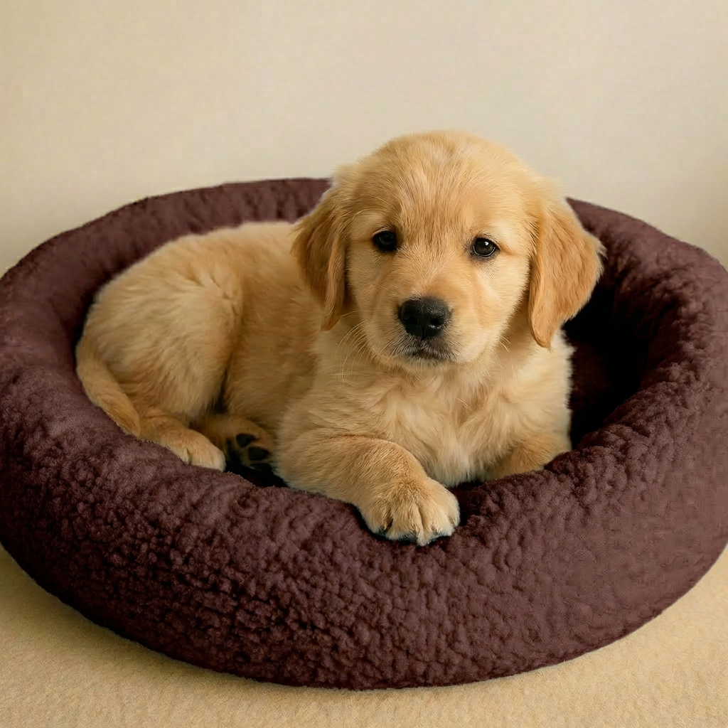 cama nuvem pelúcia Pet Premium 60x60 Sherpa Macio Para Cachorro e Gato