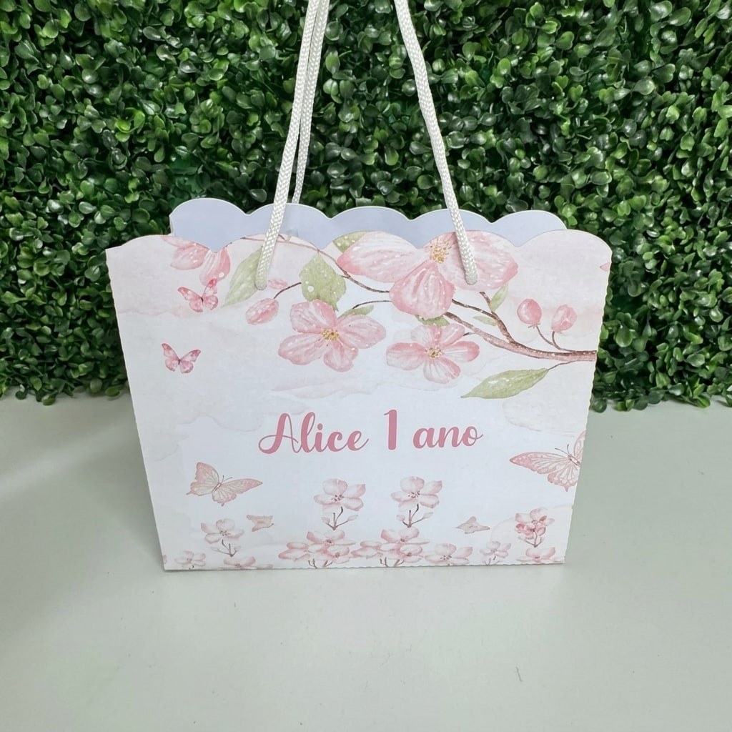 SACOLINHA JARDIM/ SACOLINHA BORBOLETAS/ Pegue e monte/ envio rápido/ aniversário/personalizados jardim das borboletas