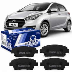 Pastilha De Freio Dianteira Hyundai Hb20 1.0 / 2012 à 2019