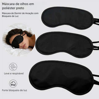 Máscara Tapa Olho de Neoprene Alta Qualidade Para Dormir e Descanso